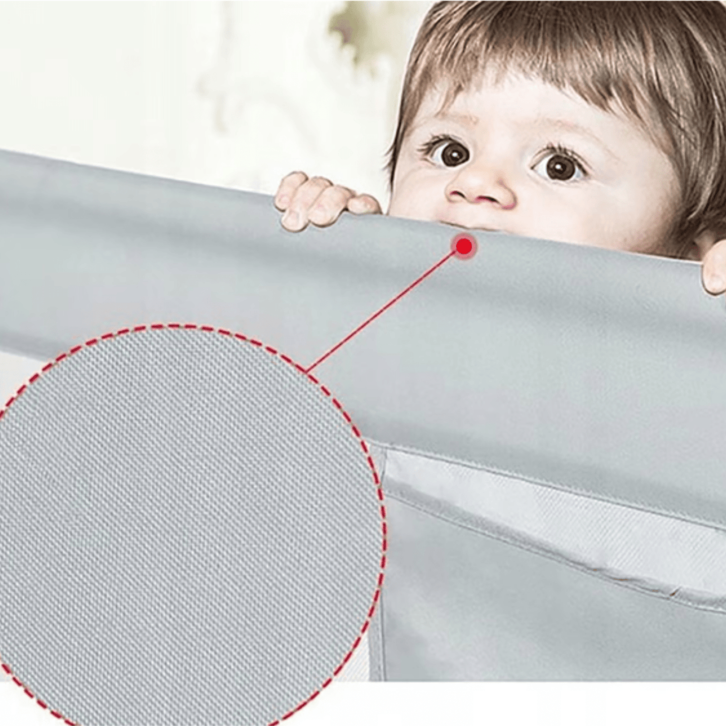 Bariera protectie pat HappyKID culisanta XXL - Seliodrox srl