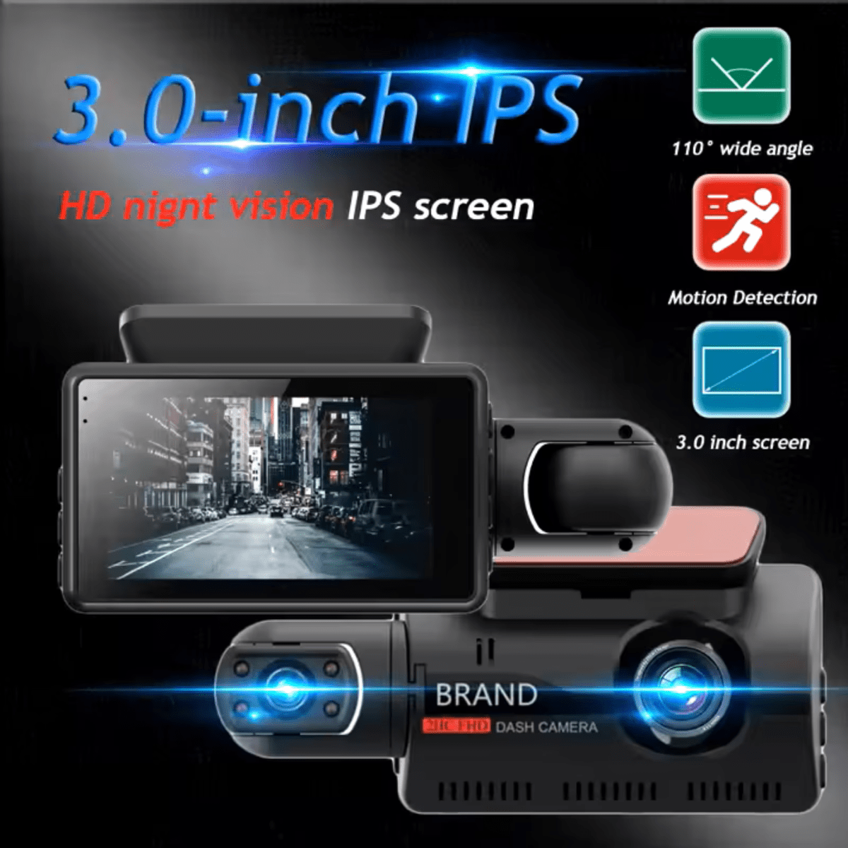 Camera auto de bord DVR duala RoHS® SafetyFIRST - Seliodrox srl
