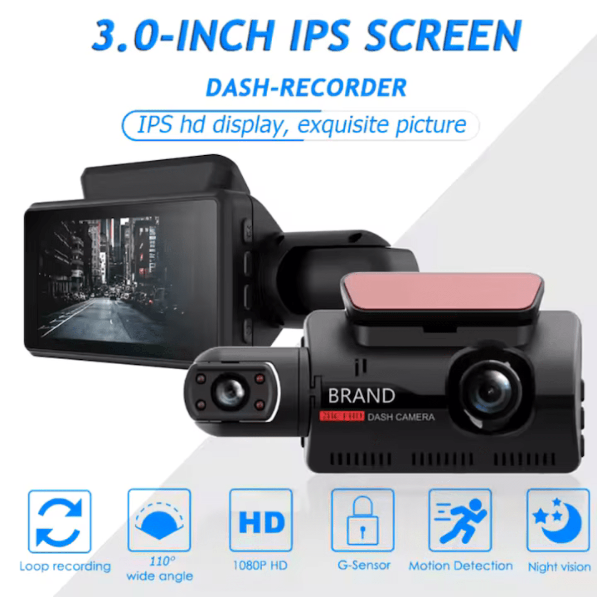 Camera auto de bord DVR duala RoHS® SafetyFIRST - Seliodrox srl