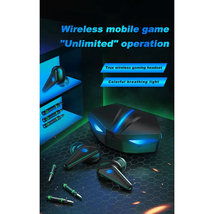 Casti Wireless Gaming, RoHS Bluetooth 5.0 - Seliodrox srl