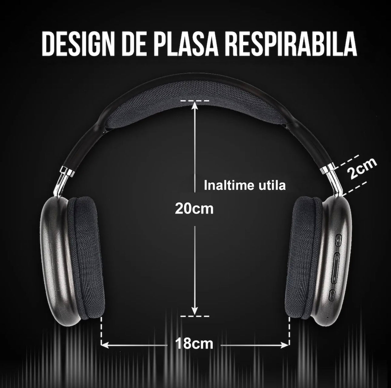 Casti Wireless Over the Ear Gt10 RoHS® Wireless sau Jack 3.5 - Seliodrox srl