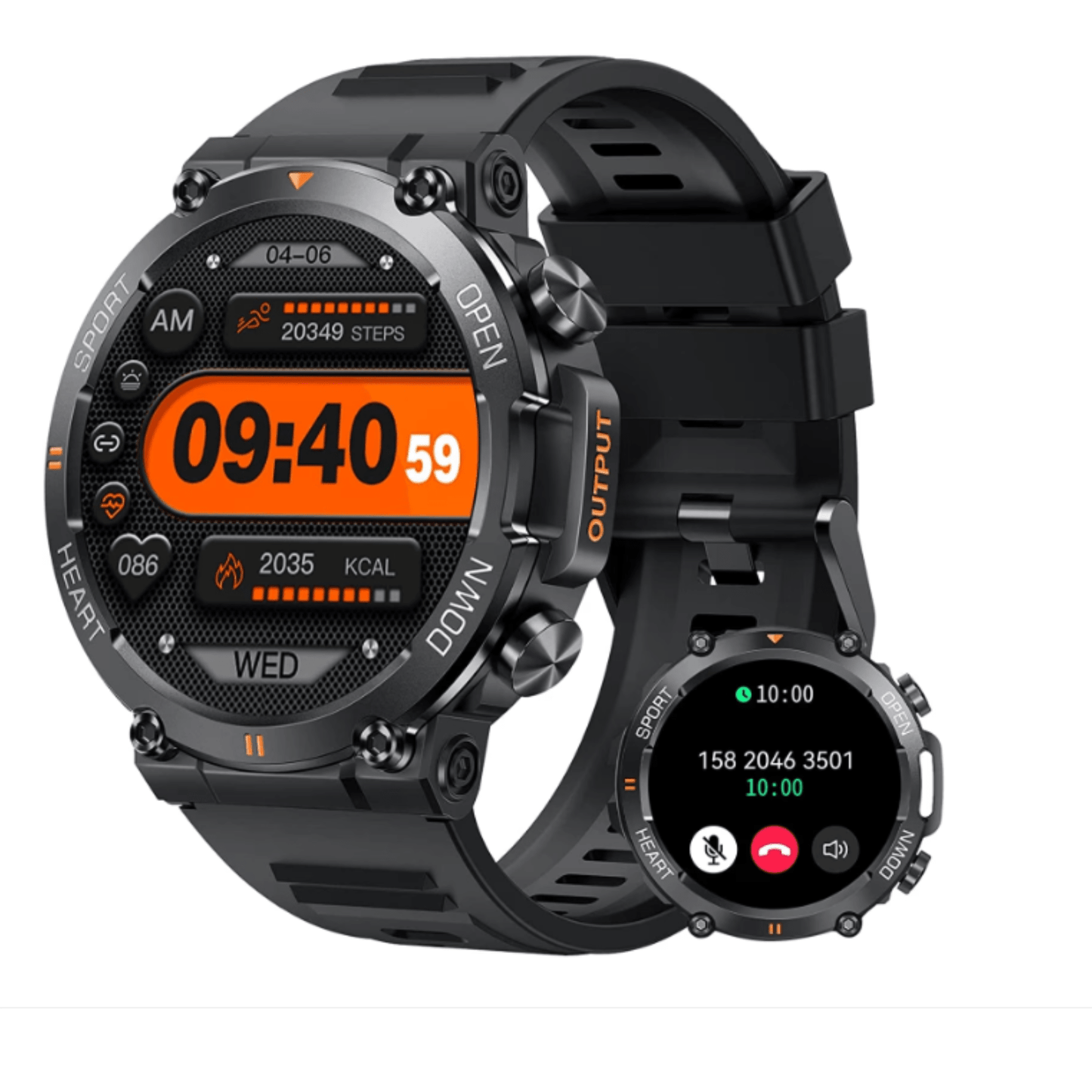 Ceas Military Smartwatch RoHS™ WATCH Apel Bluetooth - Seliodrox srl