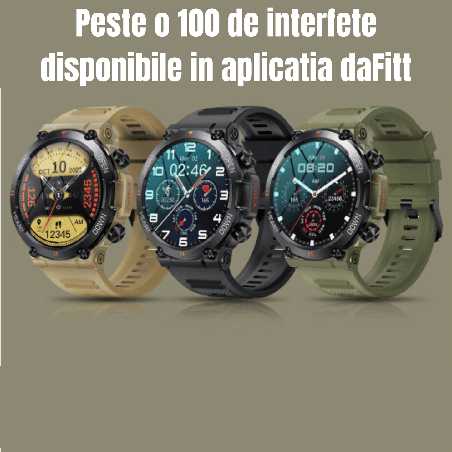 Ceas Military Smartwatch RoHS™ WATCH Apel Bluetooth - Seliodrox srl
