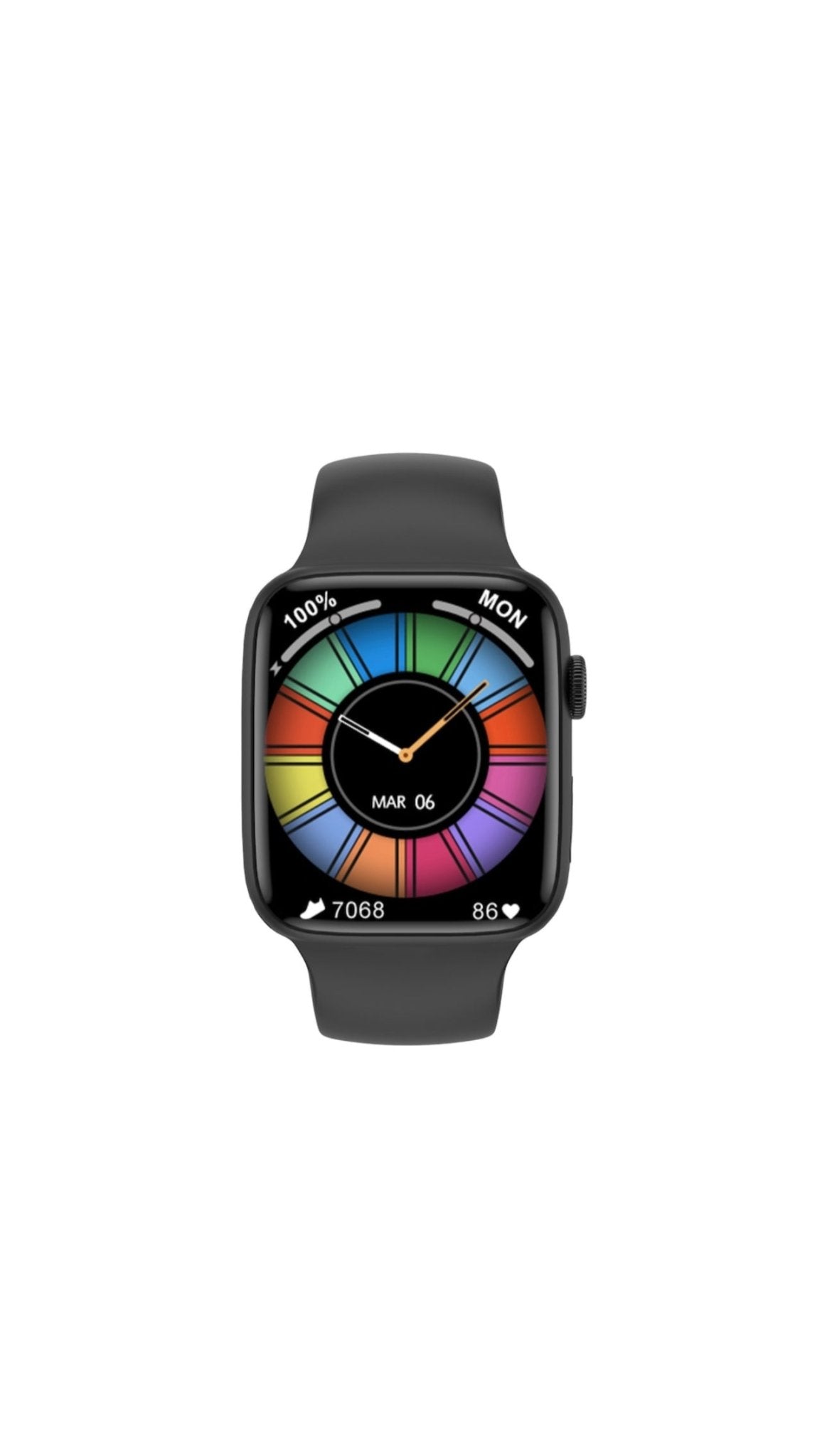 Ceas SmartWatch I7 RoHS®, Alpha FiT,1.90"Negru - Seliodrox srl