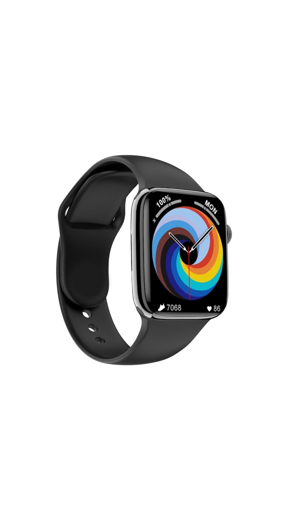 Ceas SmartWatch I7 RoHS®, Alpha FiT,1.90"Negru - Seliodrox srl