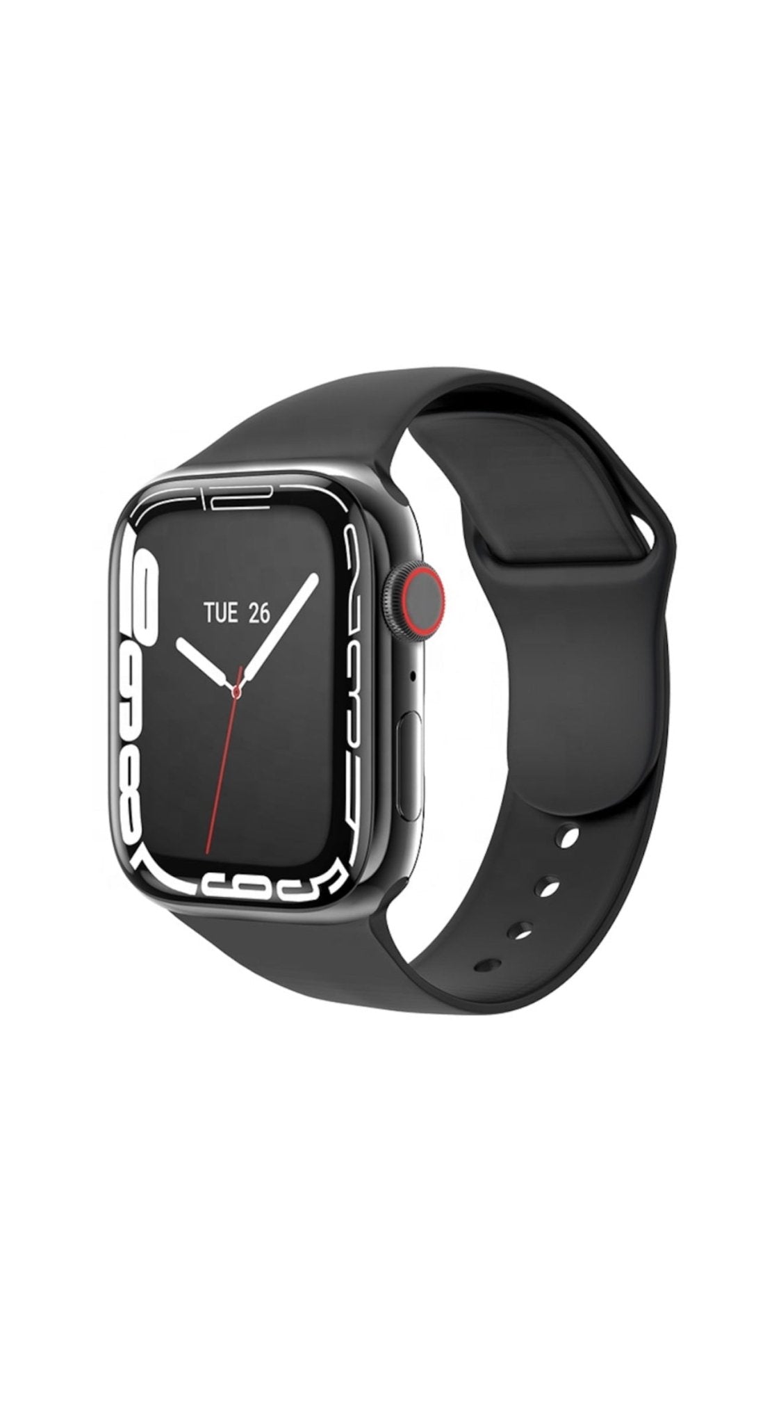Ceas SmartWatch I7 RoHS®, Alpha FiT,1.90"Negru - Seliodrox srl