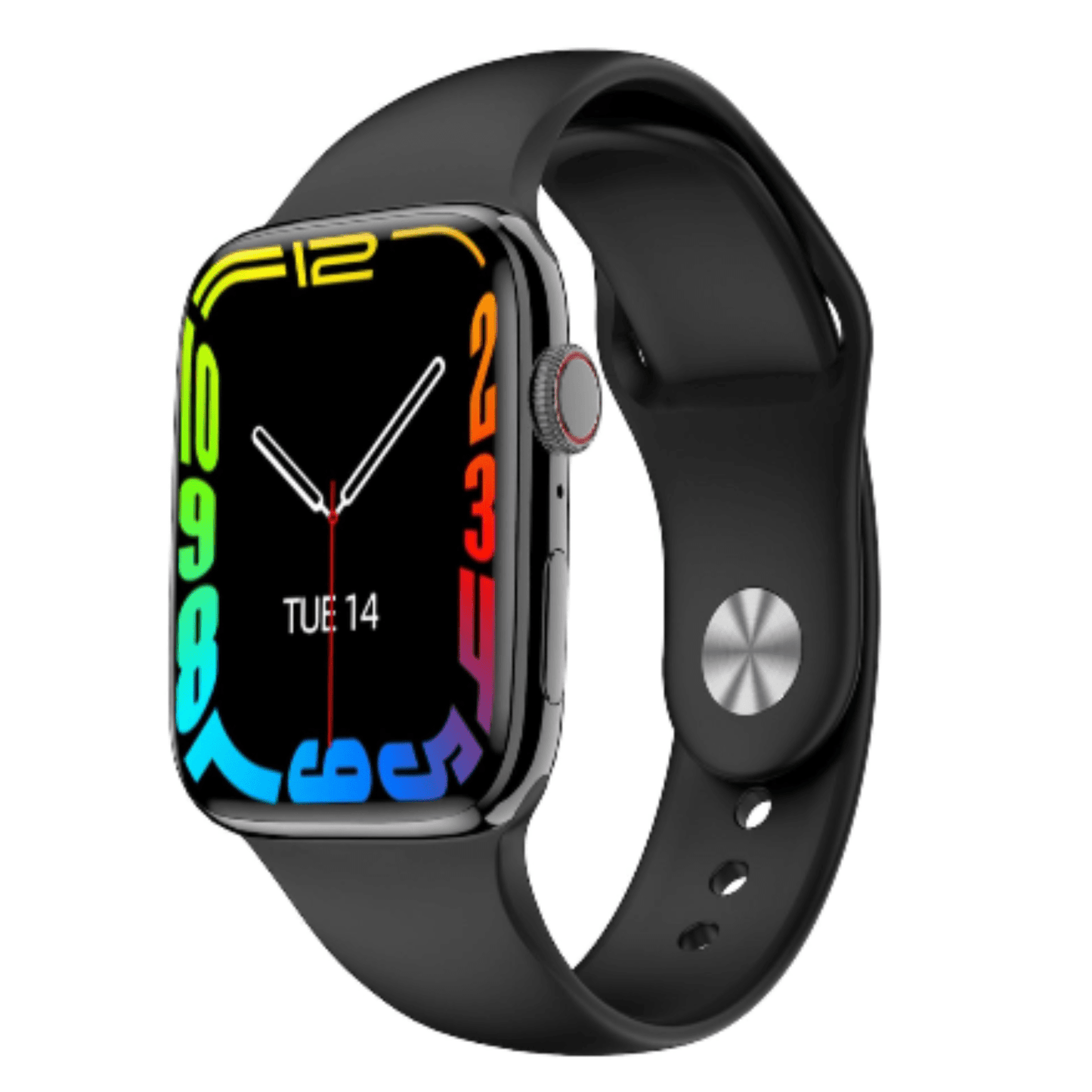 Ceas SmartWatch I7 RoHS®, Alpha FiT,1.90"Negru - Seliodrox srl