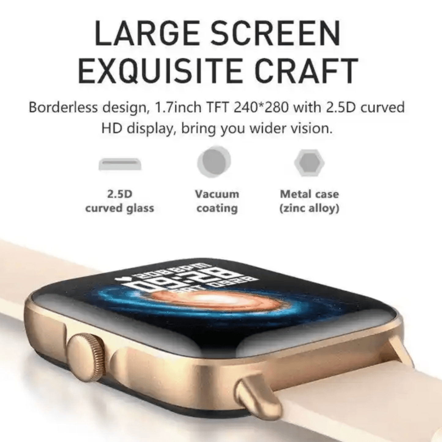Ceas SmartWatch RoHS® BeFIT Gold - Seliodrox srl