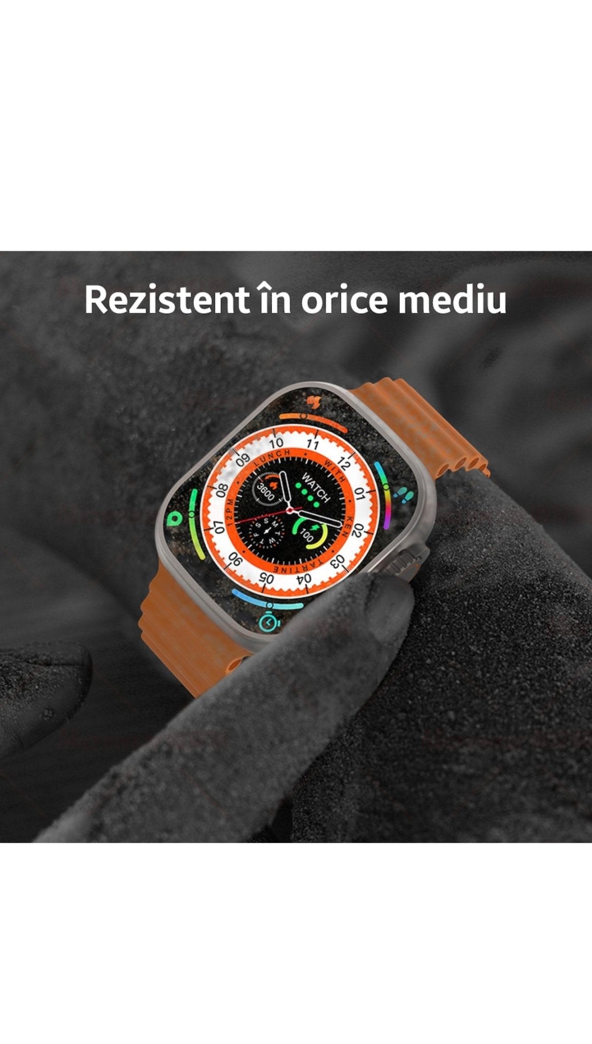 Ceas SmartWatch Ultra RoHS®,2.2" IPS Touch - Seliodrox srl