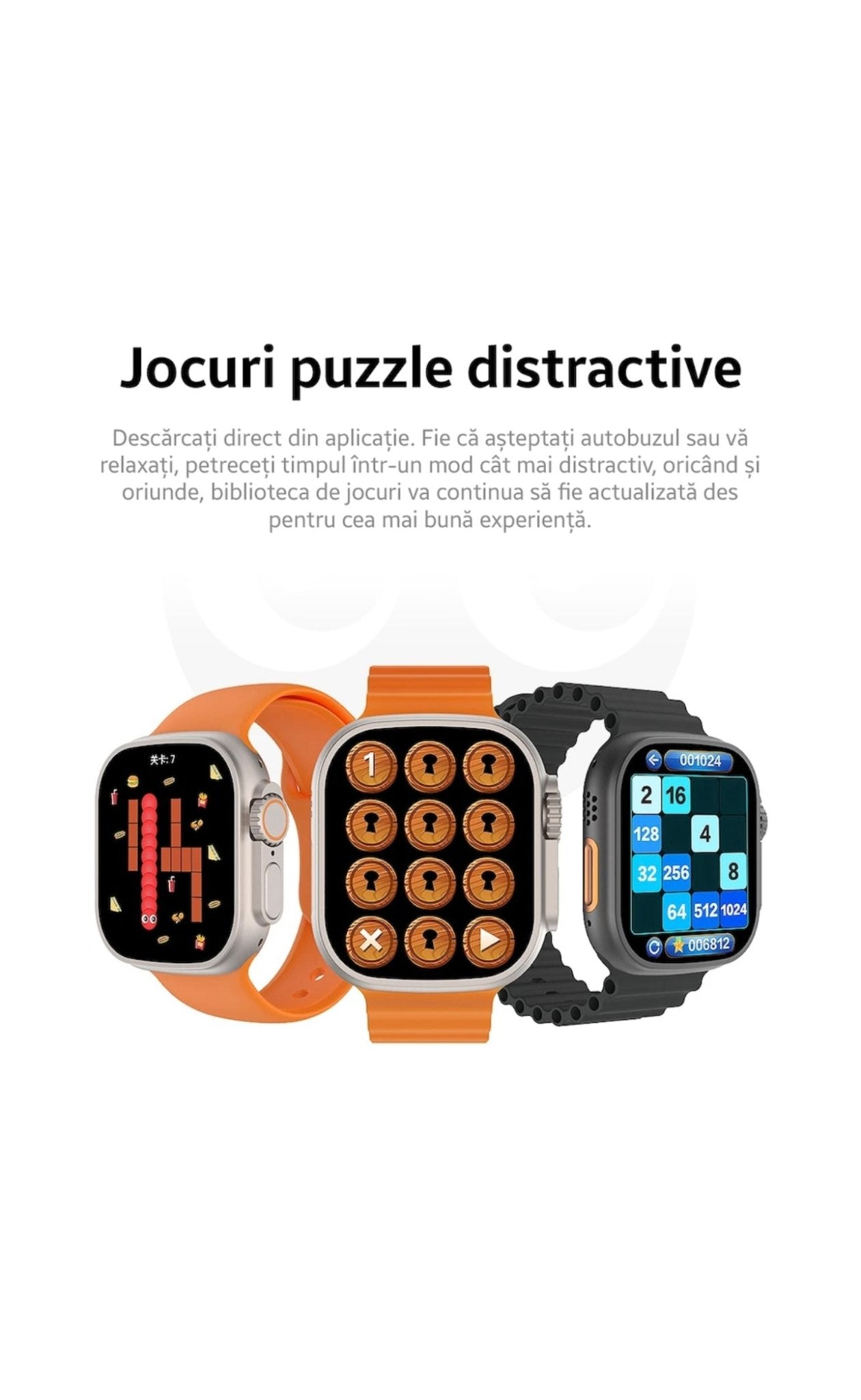 Ceas SmartWatch Ultra RoHS®,2.2" IPS Touch - Seliodrox srl