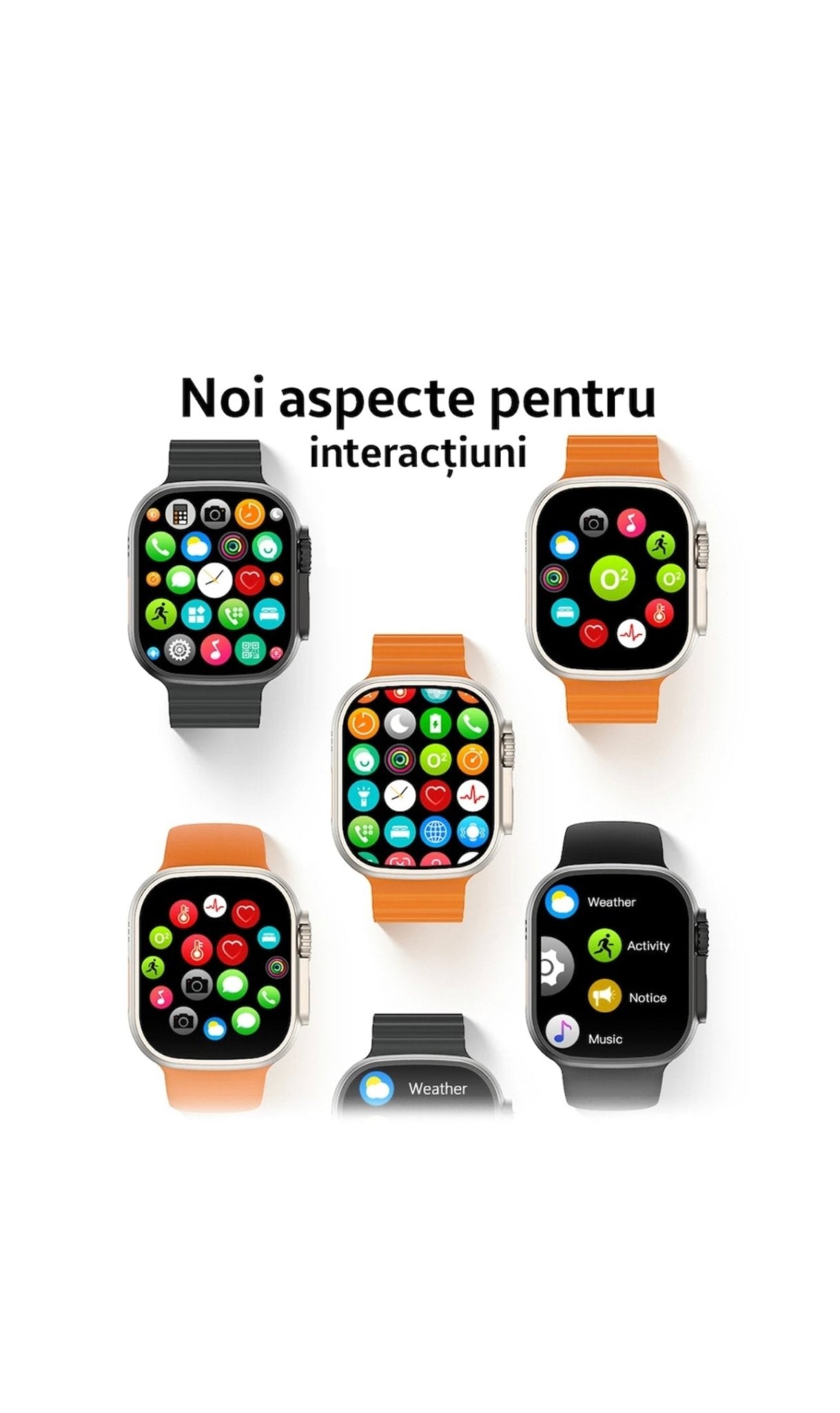 Ceas SmartWatch Ultra RoHS®,2.2" IPS Touch - Seliodrox srl