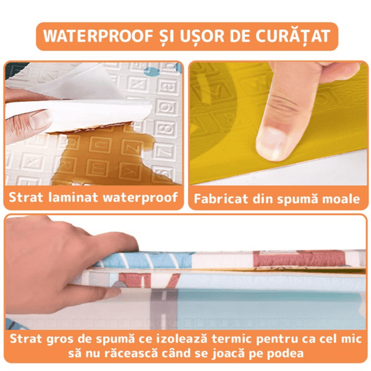 Covoras de Joaca pentru Copii HappyK® - Seliodrox srl