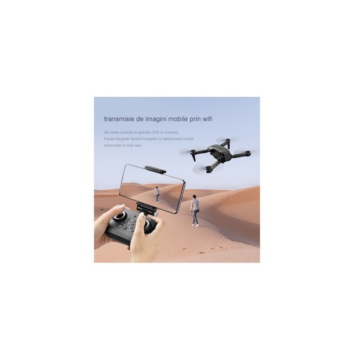 Drona pentru copii si incepatori FLYAway, Camera HD Duala 1080P - Seliodrox srl