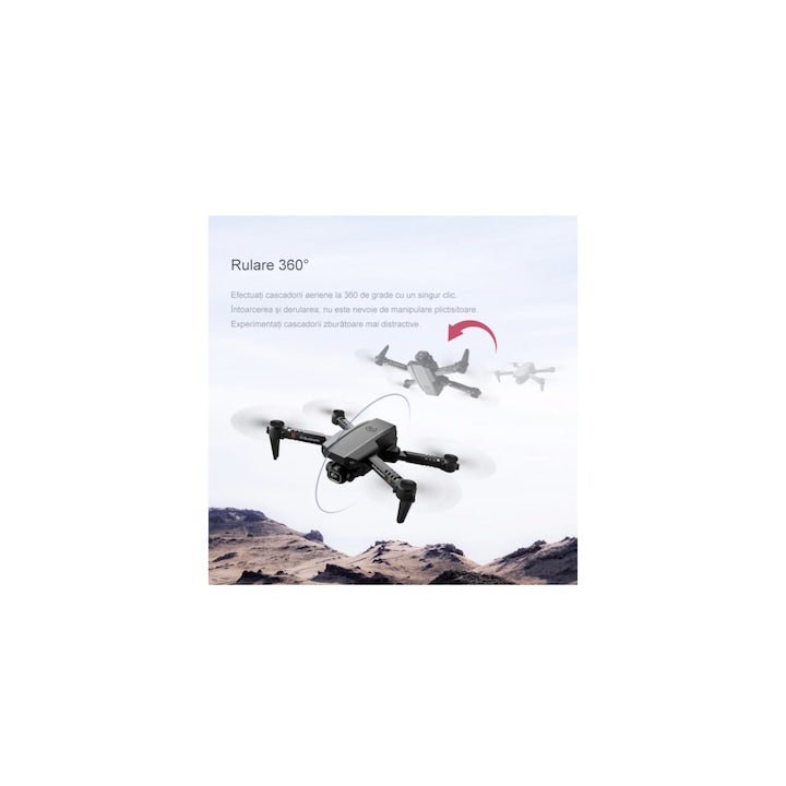 Drona pentru copii si incepatori FLYAway, Camera HD Duala 1080P - Seliodrox srl