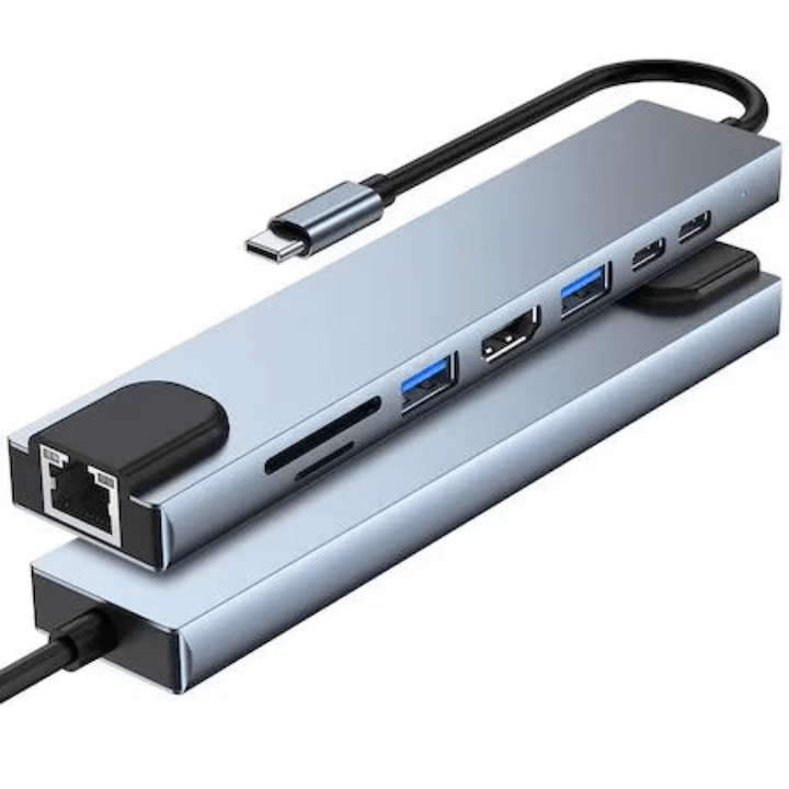Hub Adaptor Multiport 8 in 1 USB - C 3.1 ROHS® - Seliodrox srl