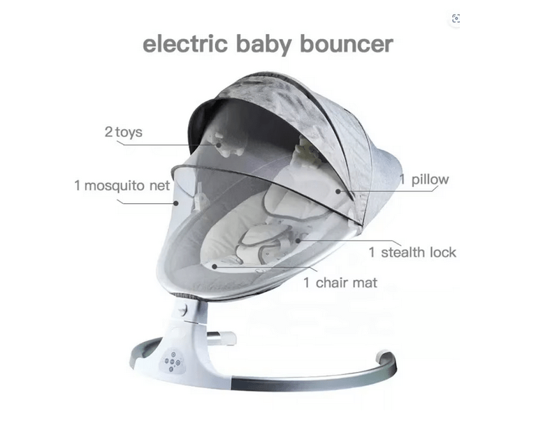 Leagan Electric HappyKids Multifunctional Pentru Bebelusi - Seliodrox srl