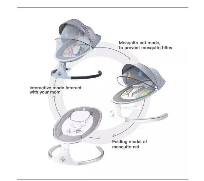 Leagan Electric HappyKids Multifunctional Pentru Bebelusi - Seliodrox srl