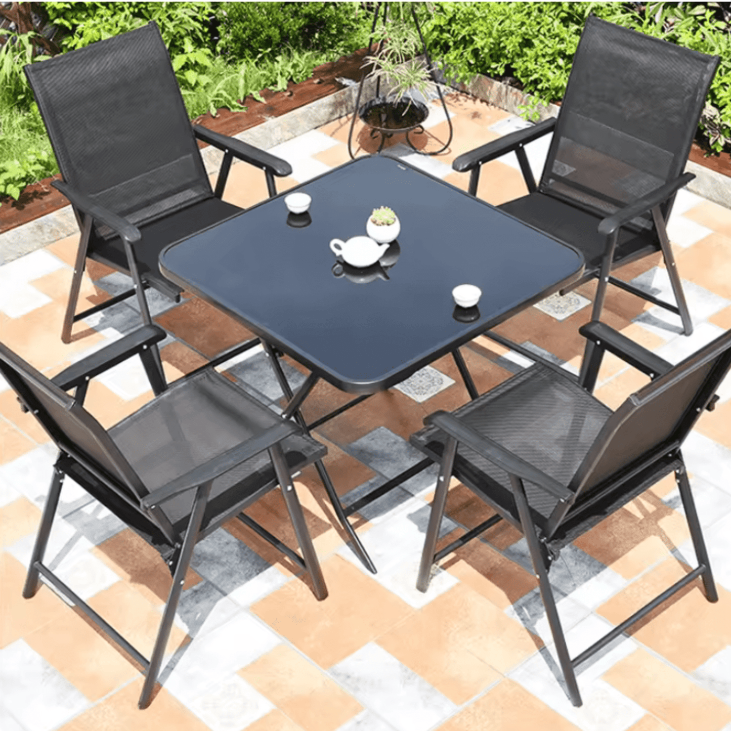 Set masa cu 4 scaune gradina - Seliodrox srl