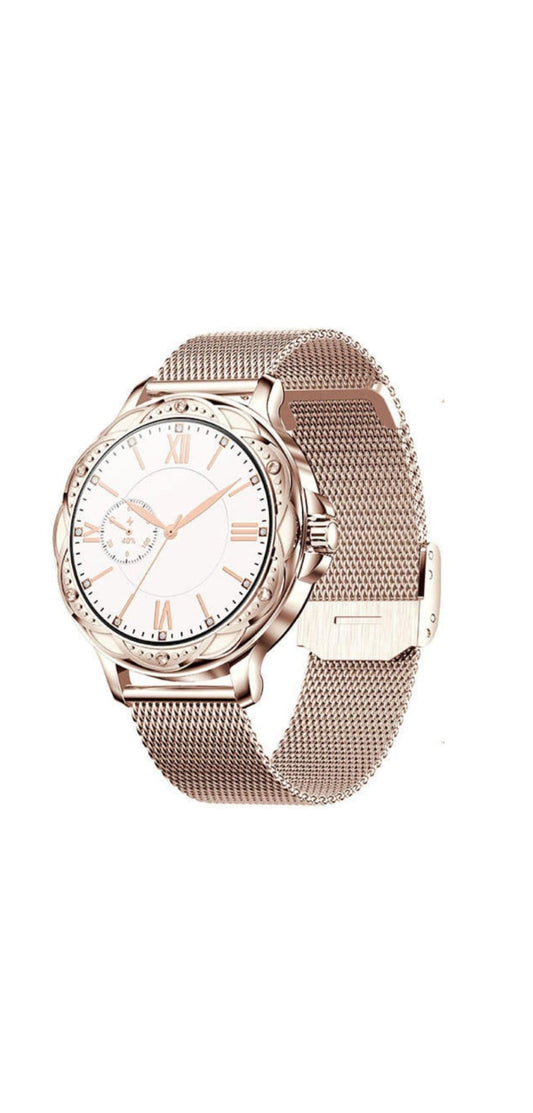 SmartWatch RoHS® Auriu/Gold cu pietre de tip Swarovski - Seliodrox srl