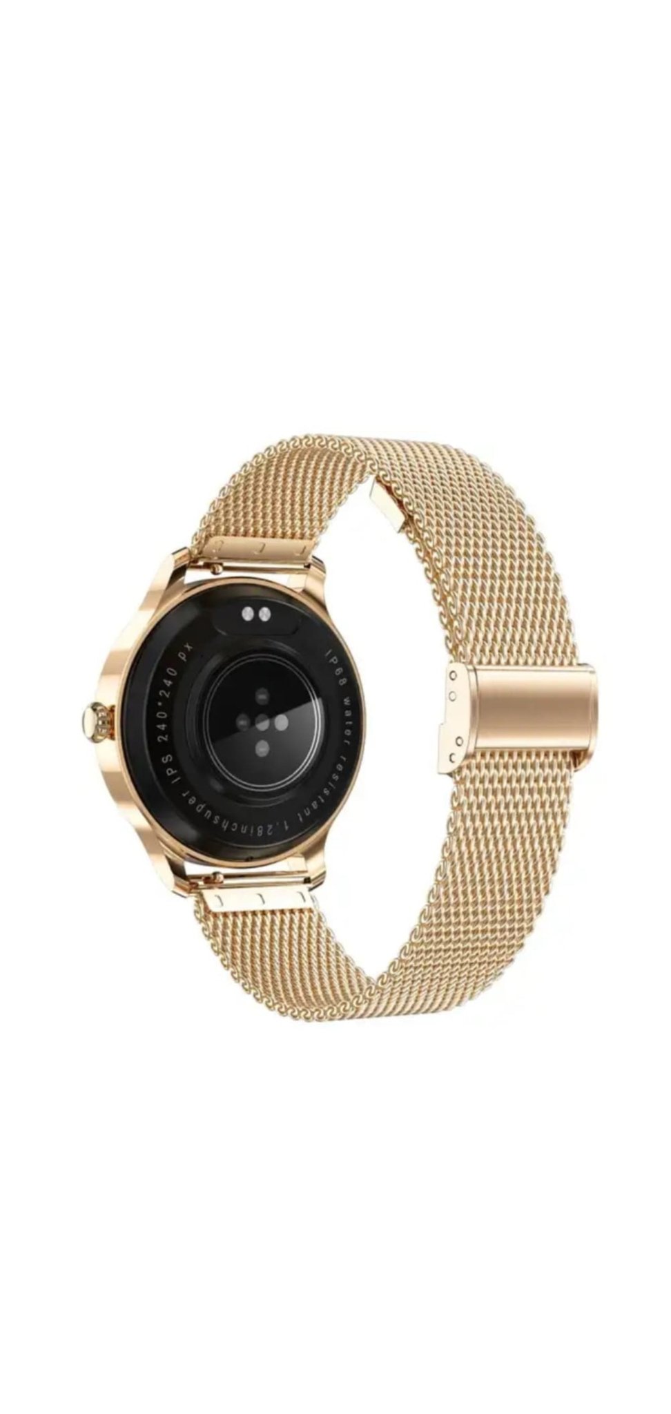 SmartWatch RoHS® Auriu/Gold cu pietre de tip Swarovski - Seliodrox srl