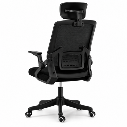 Scaun ergonomic reglabil pentru birou sau gaming, culoare negru