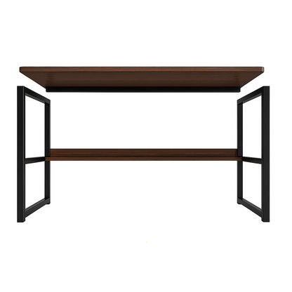 Birou pentru calculator cu raft HomeOFFICE,maro inchis 100x45x72