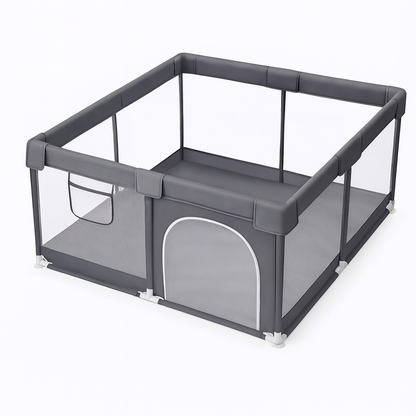 Tarc de joaca pentru copii 150x180 cm HappyKID cu 4 inele