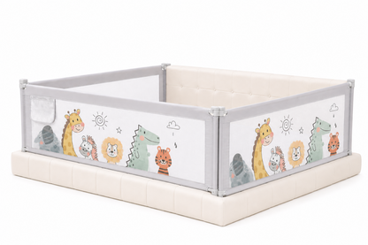 Product	 Set 3 Bariere de Siguranță Pat Copii HappiKID, 2x200 cm + 1x160 cm, Înălțime Reglabilă 68–98 cm, Protecție Anti-Cădere pentru Bebeluși și Copii, Universal