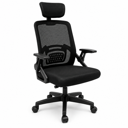 Scaun ergonomic reglabil pentru birou sau gaming, culoare negru