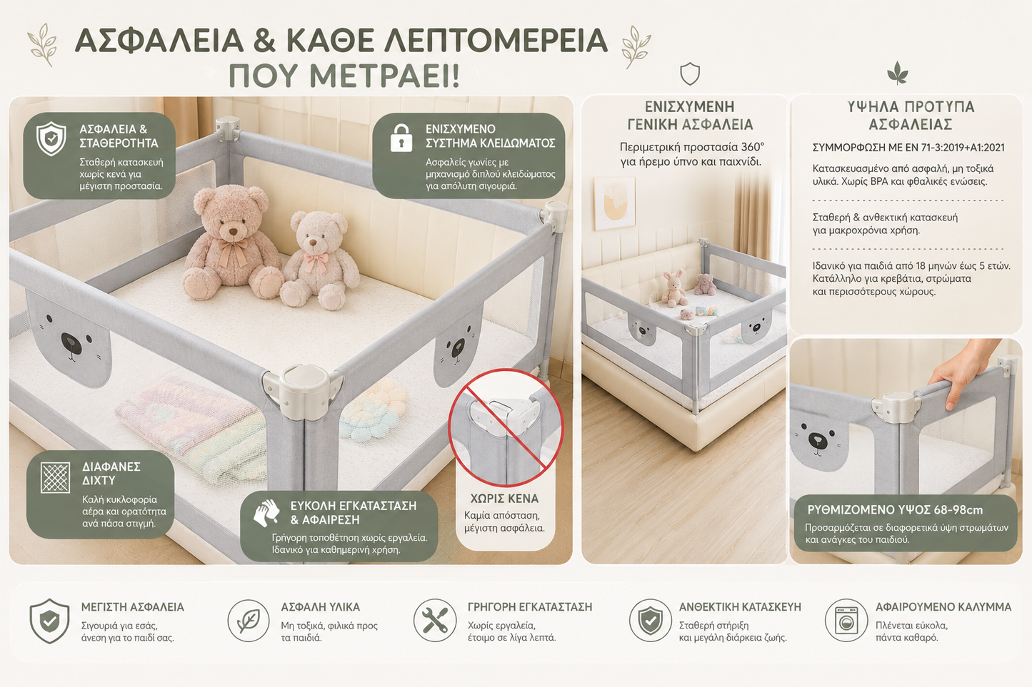 Set bariere 140x200
