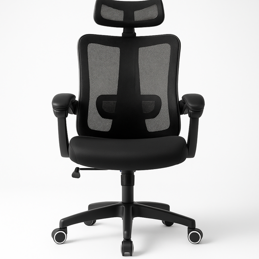 Scaun reglabil pentru Birou sau Gaming Ergonomic Negru