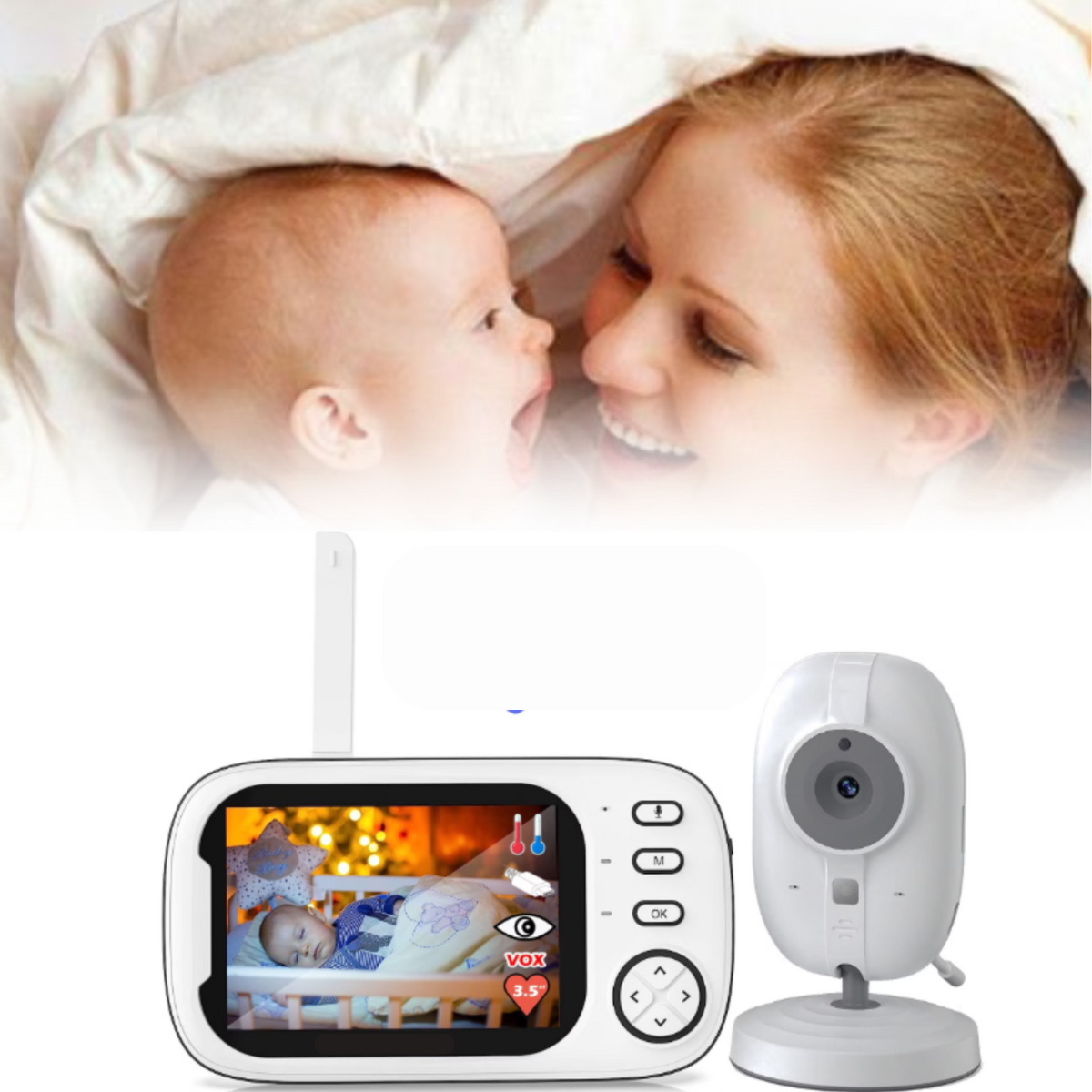 Baby Monitor si Camera Audio-Video Wireless Supraveghere Copil