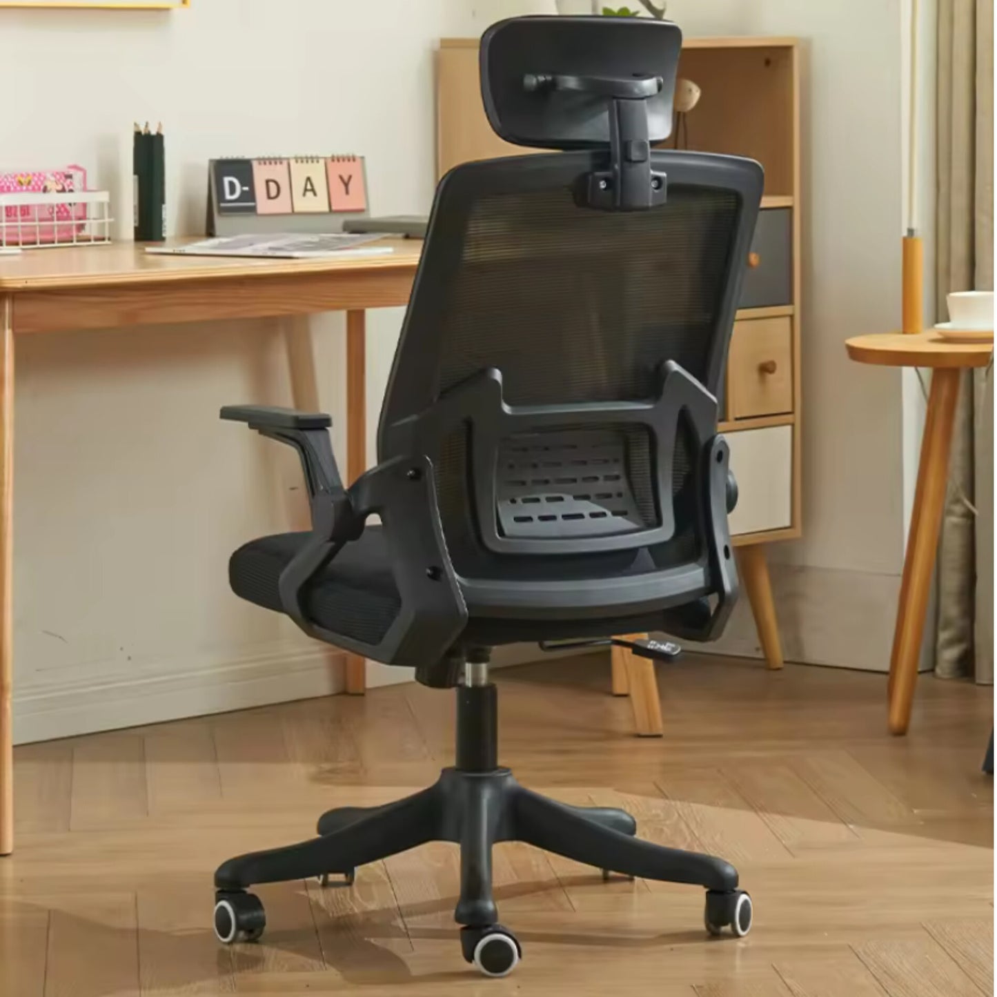 Scaun ergonomic reglabil pentru birou sau gaming, culoare negru