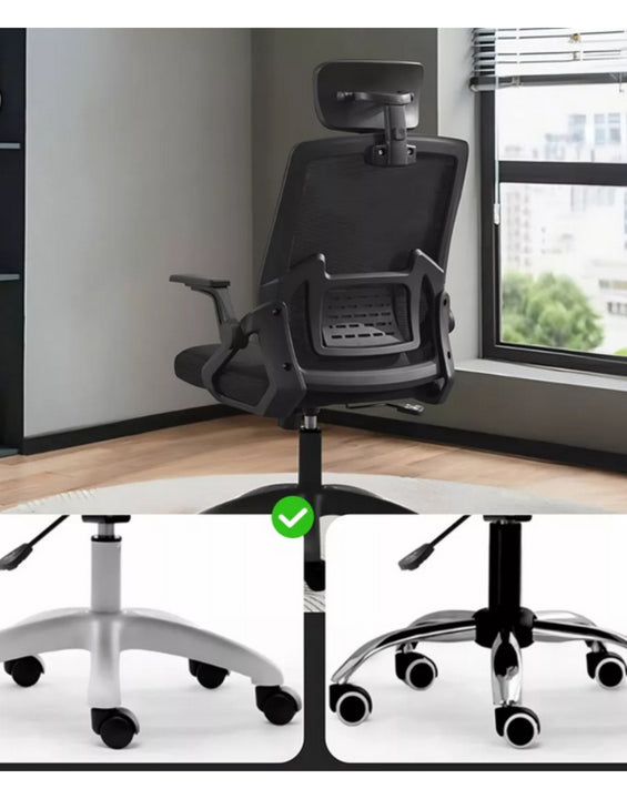 Scaun ergonomic reglabil pentru birou sau gaming, culoare negru