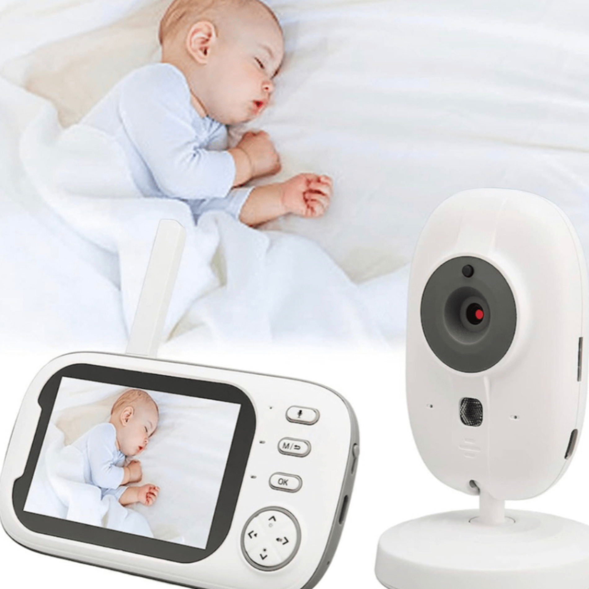 Baby Monitor si Camera Audio - Video Wireless Supraveghere Copil - Seliodrox srl