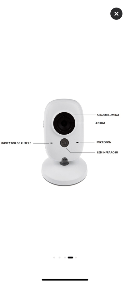Baby Monitor si Camera Audio - Video Wireless Supraveghere Copil - Seliodrox srl