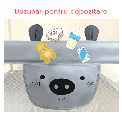Bariera protectie pat HappyKID culisanta XXL - Seliodrox srl
