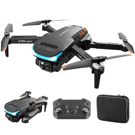Drona RoHS K101 Max Avoidance GPS WiFI 4K UHD Dual Camera pentru Adulti si Copii - Seliodrox srl