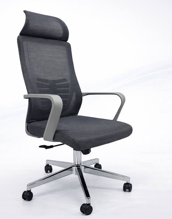 Scaun Ergonomic Reglabil pentru Birou si Gaming, Gri