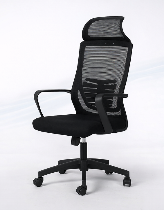 Scaun Ergonomic Reglabil pentru Birou si Gaming, Negru inchis