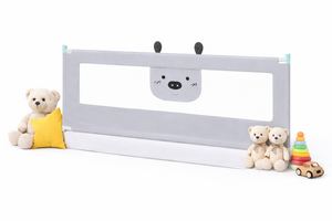 Bariera protectie pat copii HappyKID culisanta XXL – disponibila 160 180 200 cm RoHS®