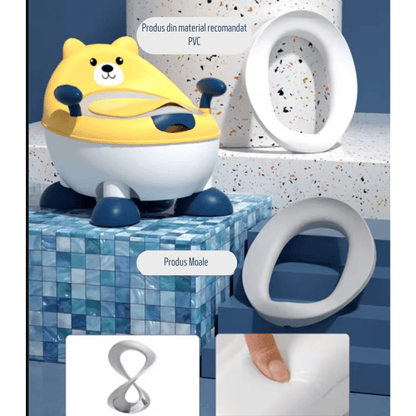 Olita pentru copii Bear Potty Yellow - Seliodrox srl