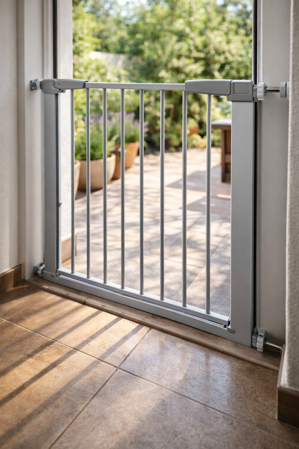 Poarta siguranta HappyKID Safeguard, dimensiuni ajustabile 75cm 83cm