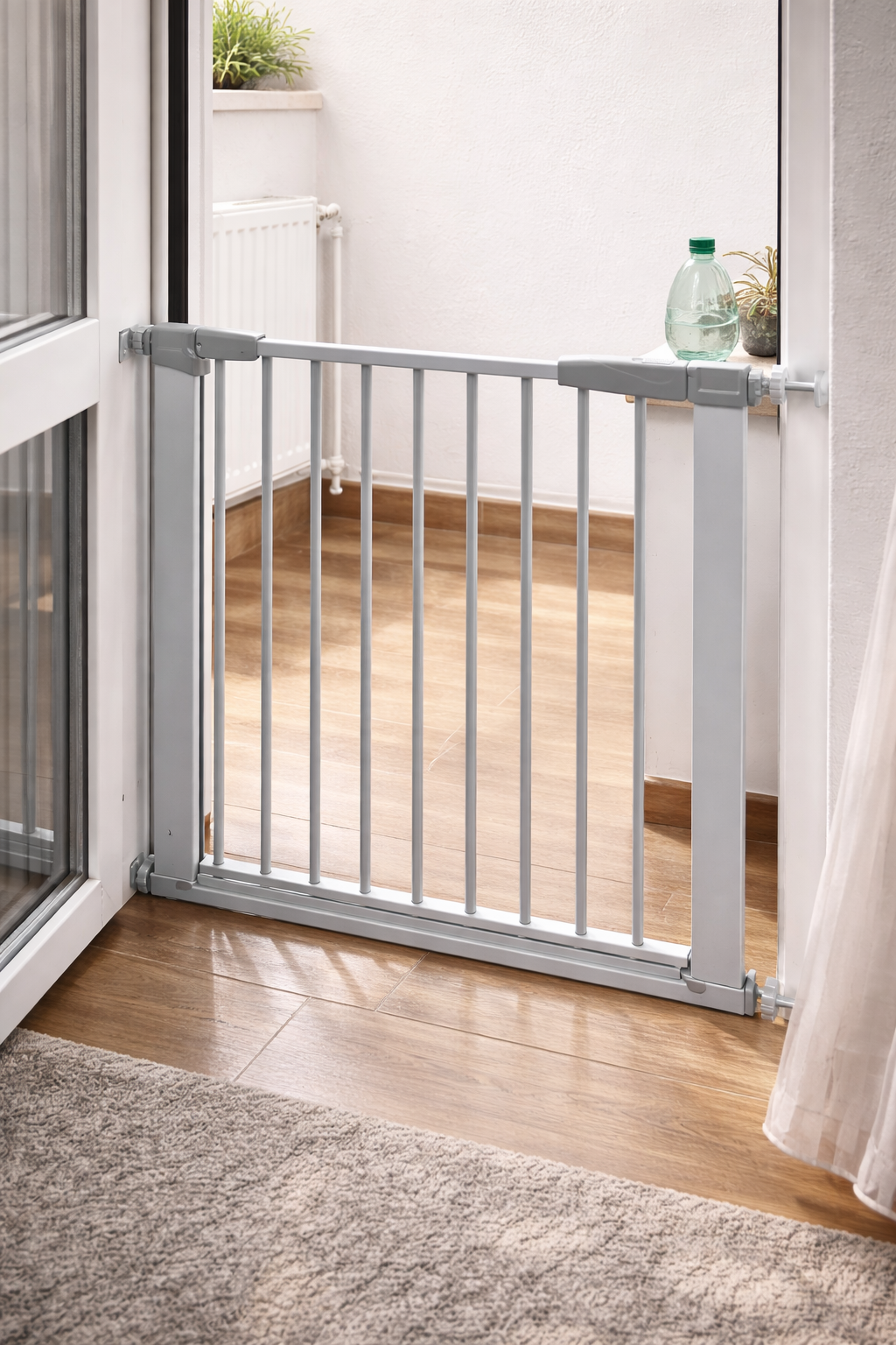 Poarta siguranta HappyKID Safeguard, dimensiuni ajustabile 75cm 83cm