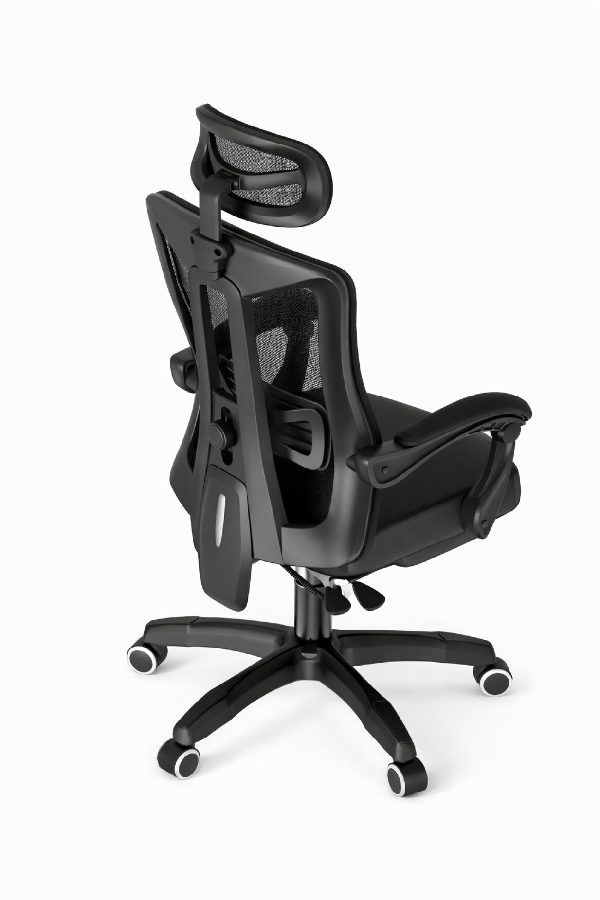 Scaun ergonomic birou gaming RoHS® negru – mesh tetiera 2D suport lombar 120kg – imagine 5