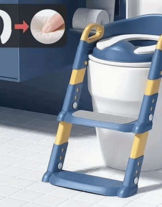 Reductor WC pentru Copii cu Scară – Toaletă Autonomă 2-6 Ani