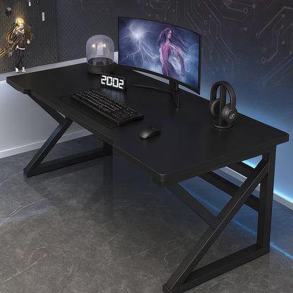 Birou gaming Extreme1 120x60cm negru mat RoHS® – design modern suprafata generoasa – imagine 2