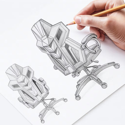 Scaun gaming RoHS® ExtremePro material ergonomic ajustabil – confort profesional – imagine 5
