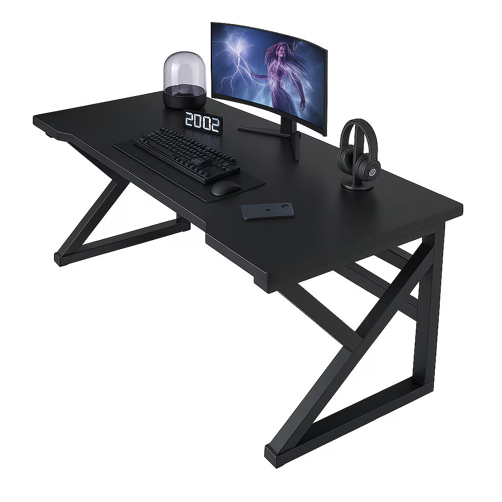 Birou gaming Extreme1 120x60cm negru mat RoHS® – design modern suprafata generoasa