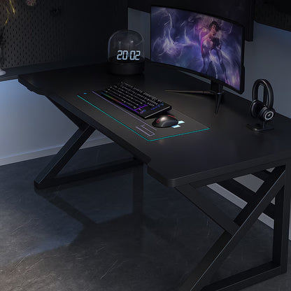 Birou gaming Extreme1 120x60cm negru mat RoHS® – design modern suprafata generoasa – imagine 5